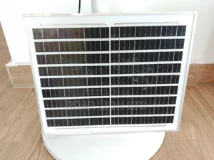 Solar Rechargeable Fan With Panel 16inches