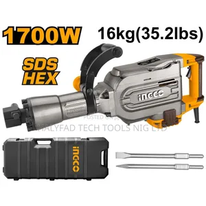 1700w (16kg) Ingco Electric Demolition Breaker Jack Hammer