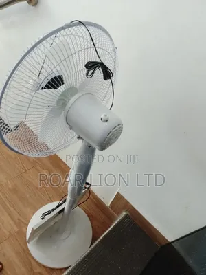 Solar Rechargeable Fan With Panel 16inches