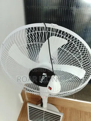 Solar Rechargeable Fan With Panel 16inches