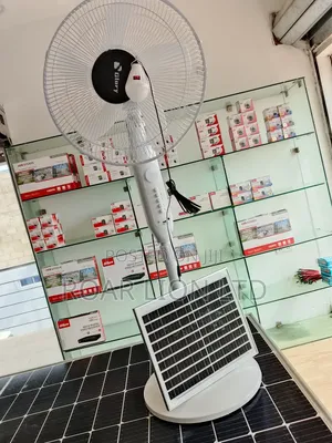 16inches Solar Rechargeable Fan With Panel