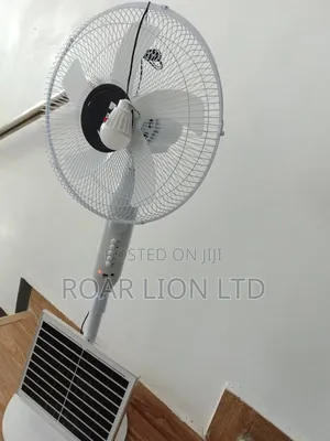 16inch Solar Rechargeable Fan With Panel
