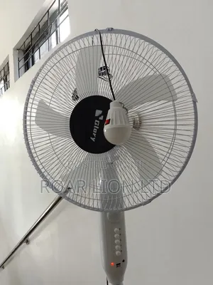 Solar Rechargeable Fan With Panel 16inches