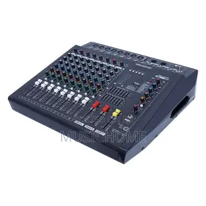8 Channels Powered Mixer With Equalizer