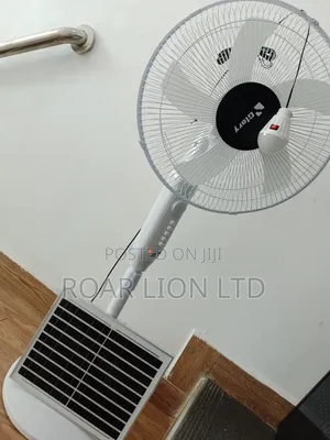 16inches Solar Rechargeable Fan With Panel
