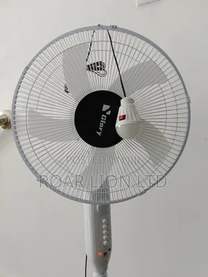 16inches Solar Rechargeable Fan With Panel