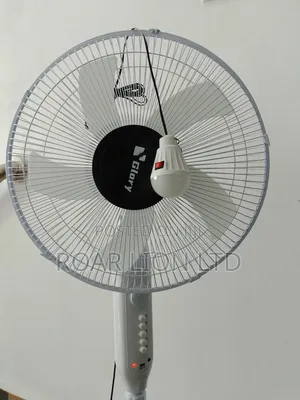 16inch Solar Rechargeable Fan With Panel