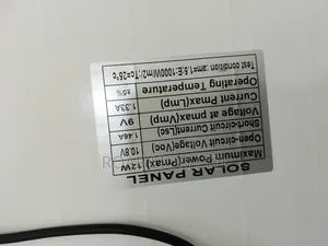 Solar Rechargeable Fan With Panel 16inches