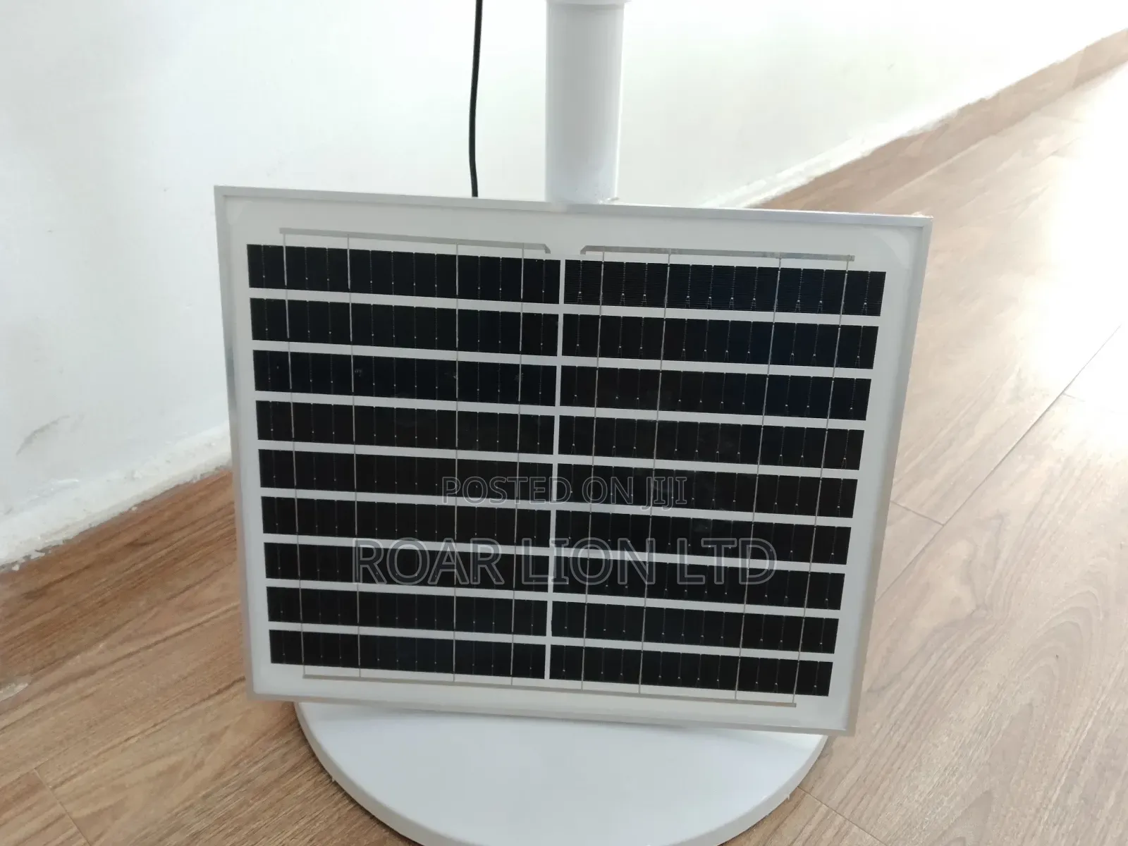 Solar Rechargeable Fan With Panel 16inches