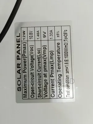 Solar Rechargeable Fan With Panel 16inches
