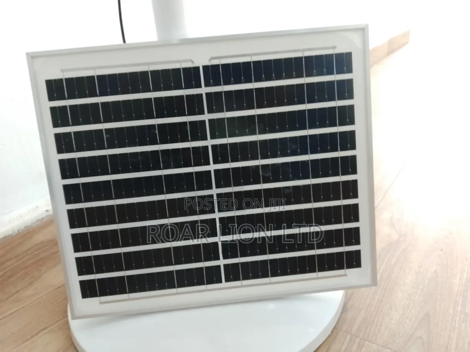 Solar Rechargeable Fan With Panel 16inches