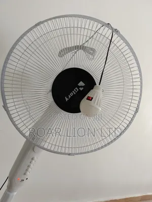 Solar Rechargeable Fan With Panel 16inches