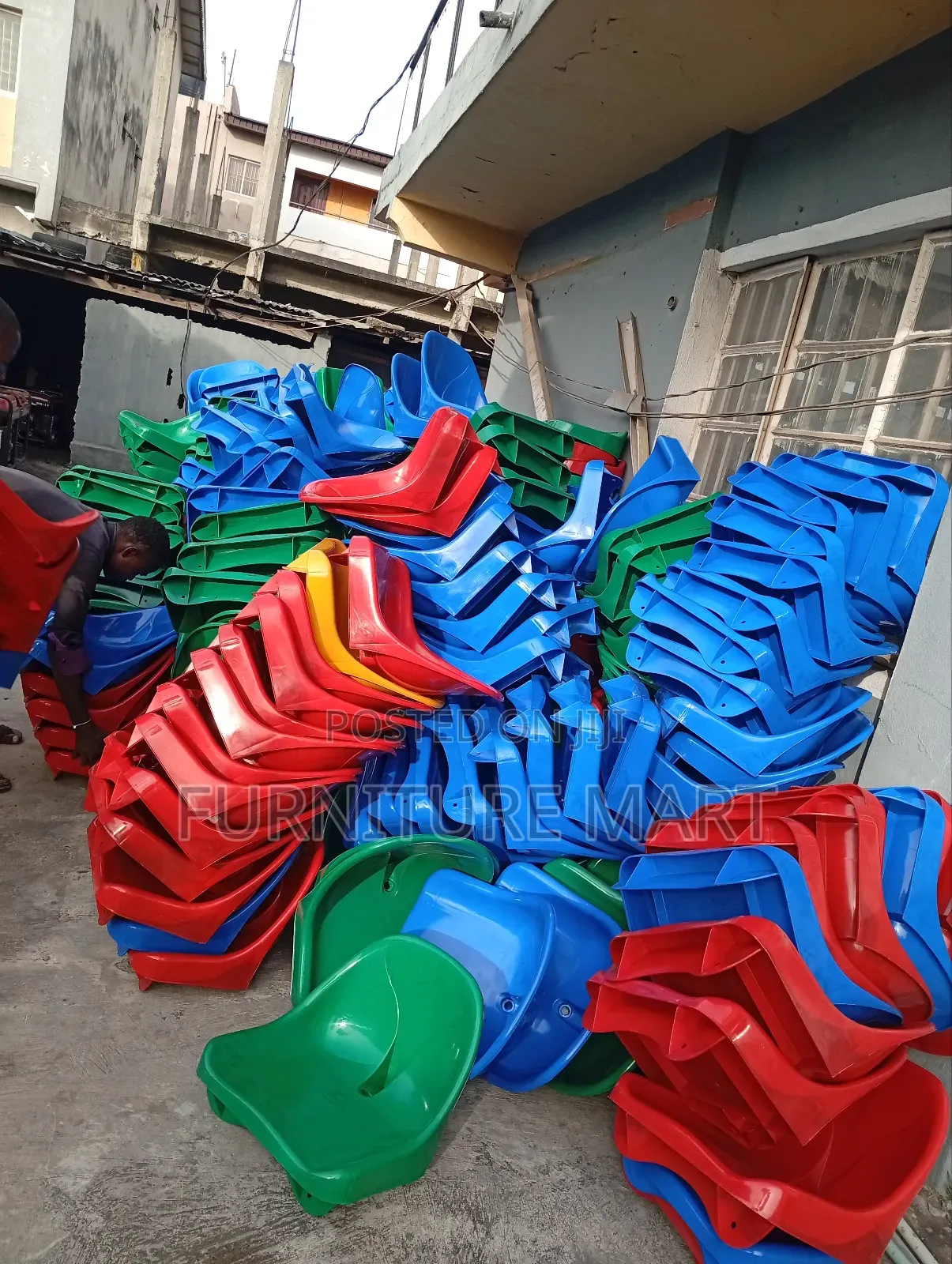 Strong and Durable Plastic Stadium Pavilion Chairs