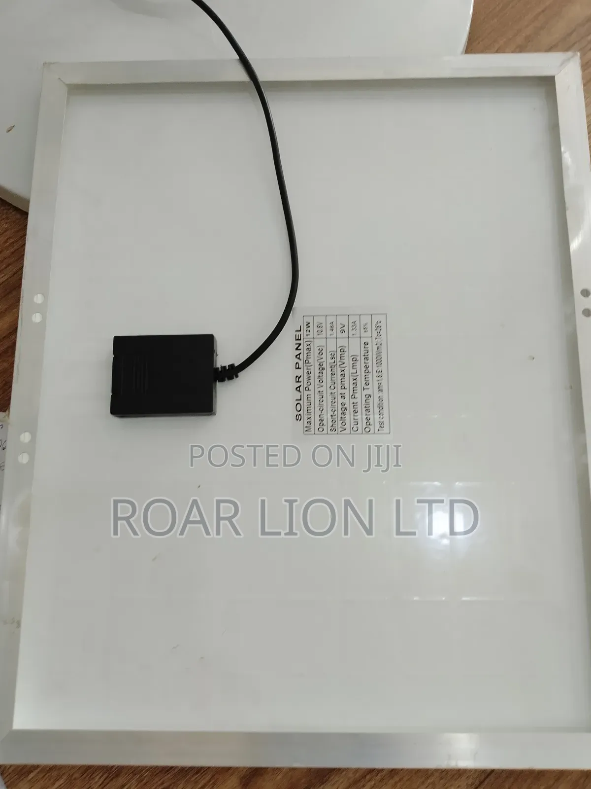 16inch Solar Rechargeable Fan With Panel