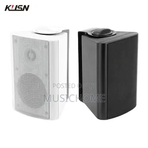 Background Music System With 6pcs of Wall Mount Speakers
