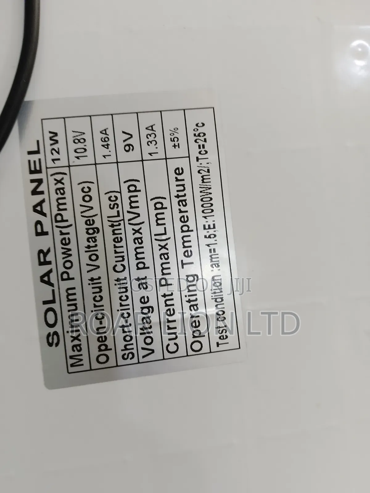 Solar Rechargeable Fan With Panel 16inches