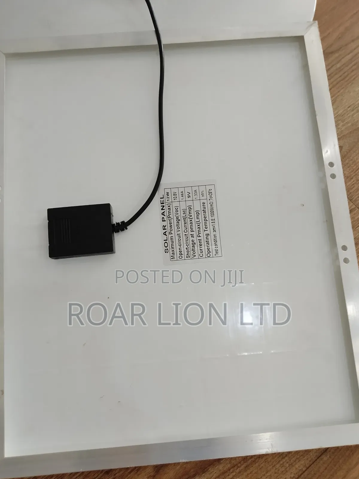 Solar Rechargeable Fan With Panel 16inches