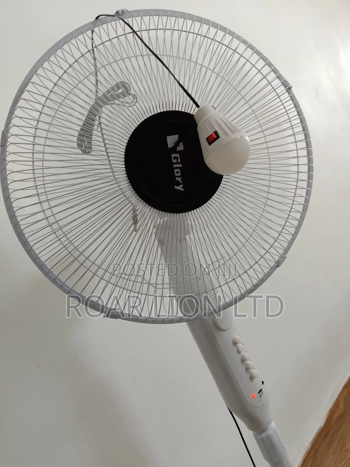 Solar Rechargeable Fan With Panel 16inches