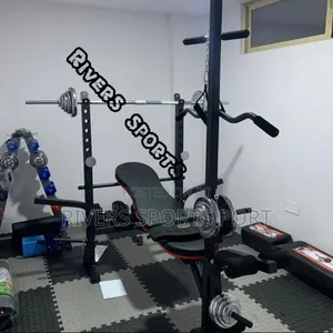 Weight Bench / Bench Press With Latpull 50kg Weight Included