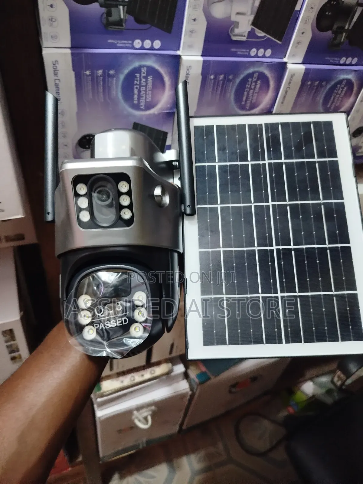 Solar 4g Double Lense Camera
