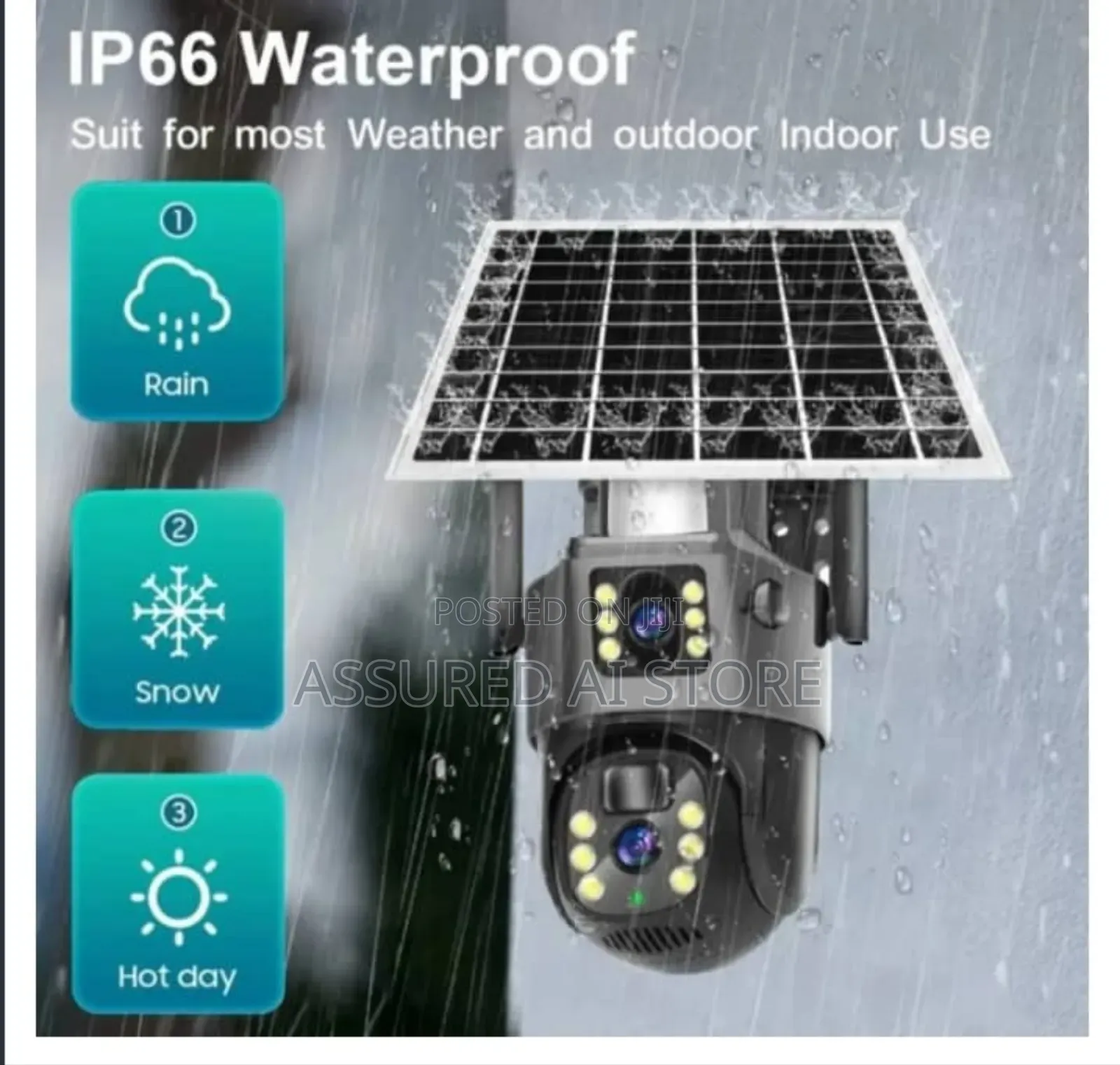 Solar 4g Double Lense Camera