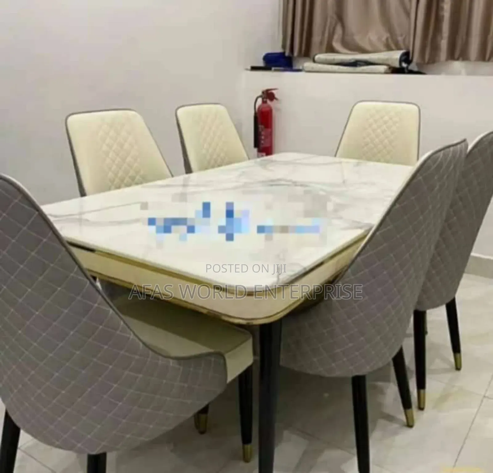 Strong Dinning Table With 6 Chairs
