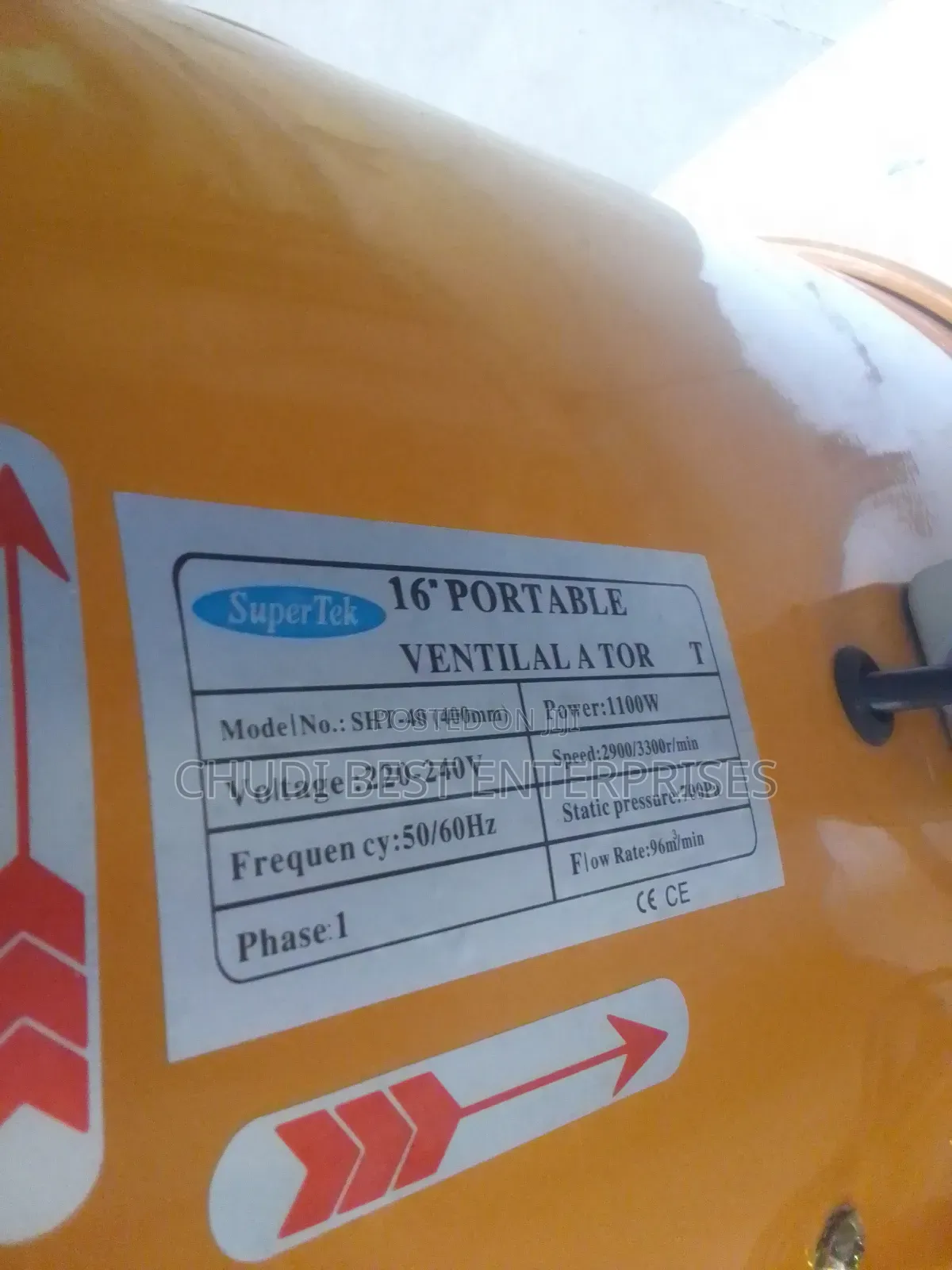 16" Portable Ventilalalator