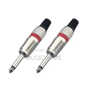 2pcs 6.3 Ts and TRS Plug