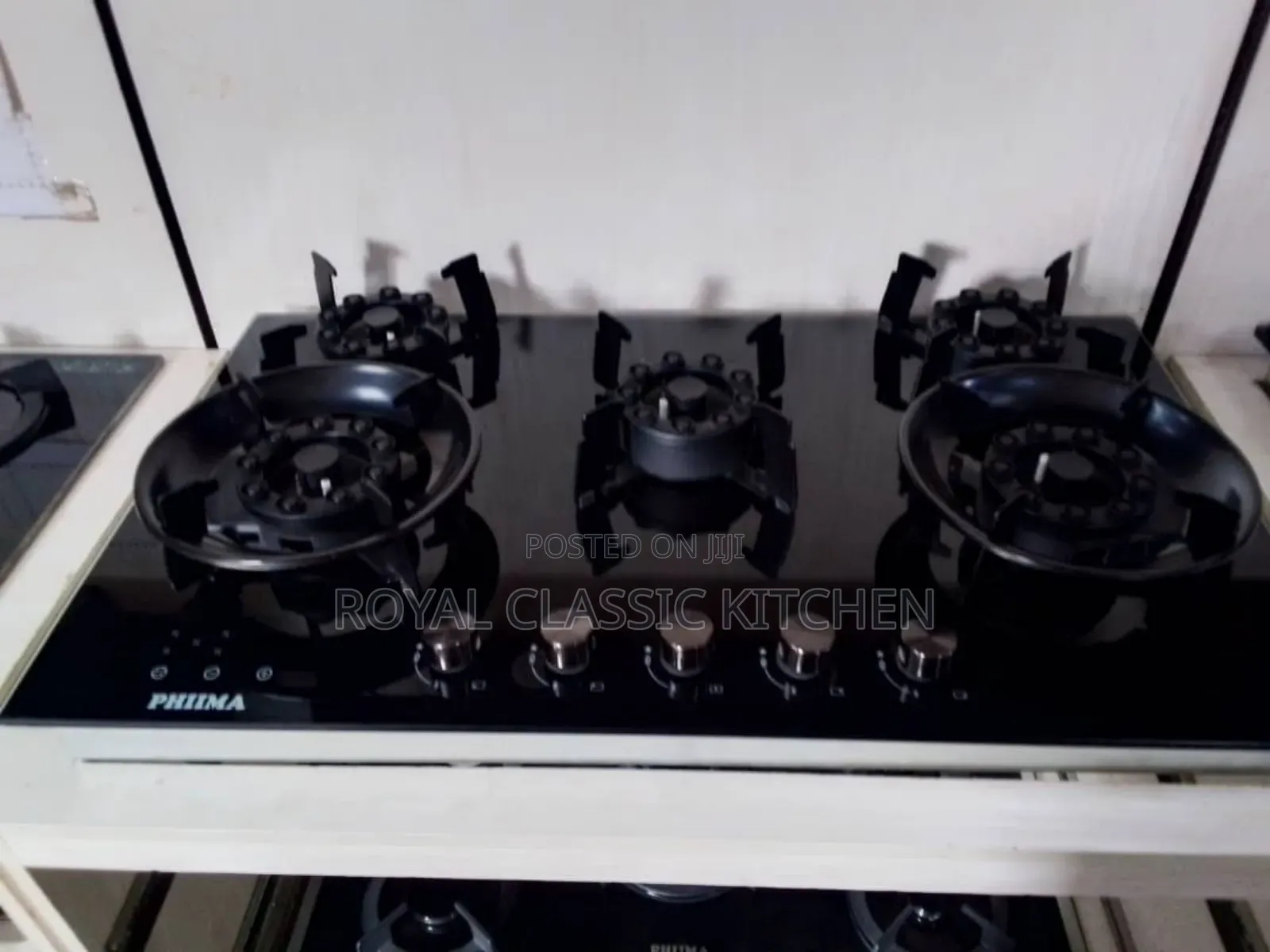 5 Burner Flip Up Gas Hob