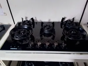 5 Burner Flip Up Gas Hob