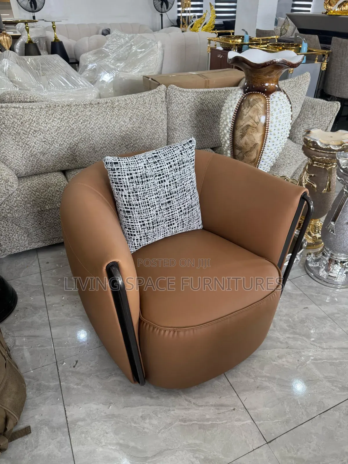 Newly Modern 2 Accent Leather Chairs