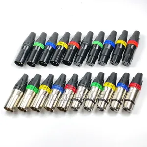 10pcs XLR Male to 10pcs XLR Female
