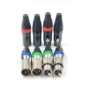 10pcs XLR Male to 10pcs XLR Female