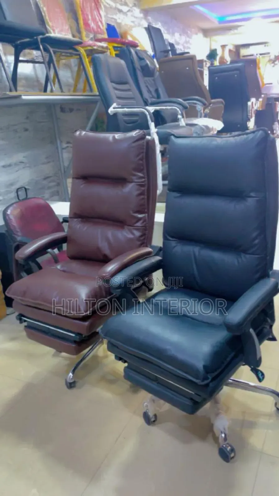 Executive Office Chair With Footrest