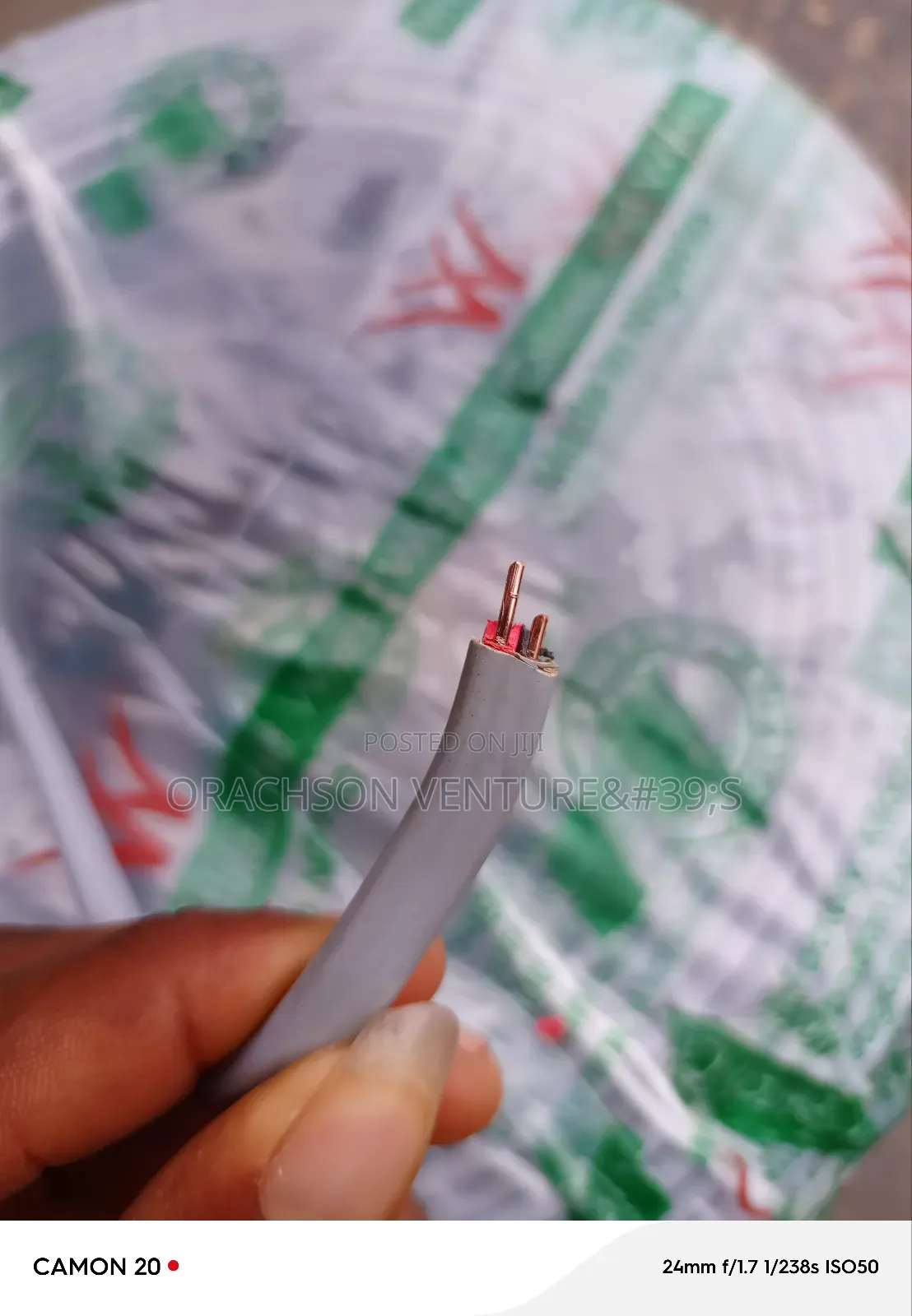 1.5m2x2core Flat PVC Cable