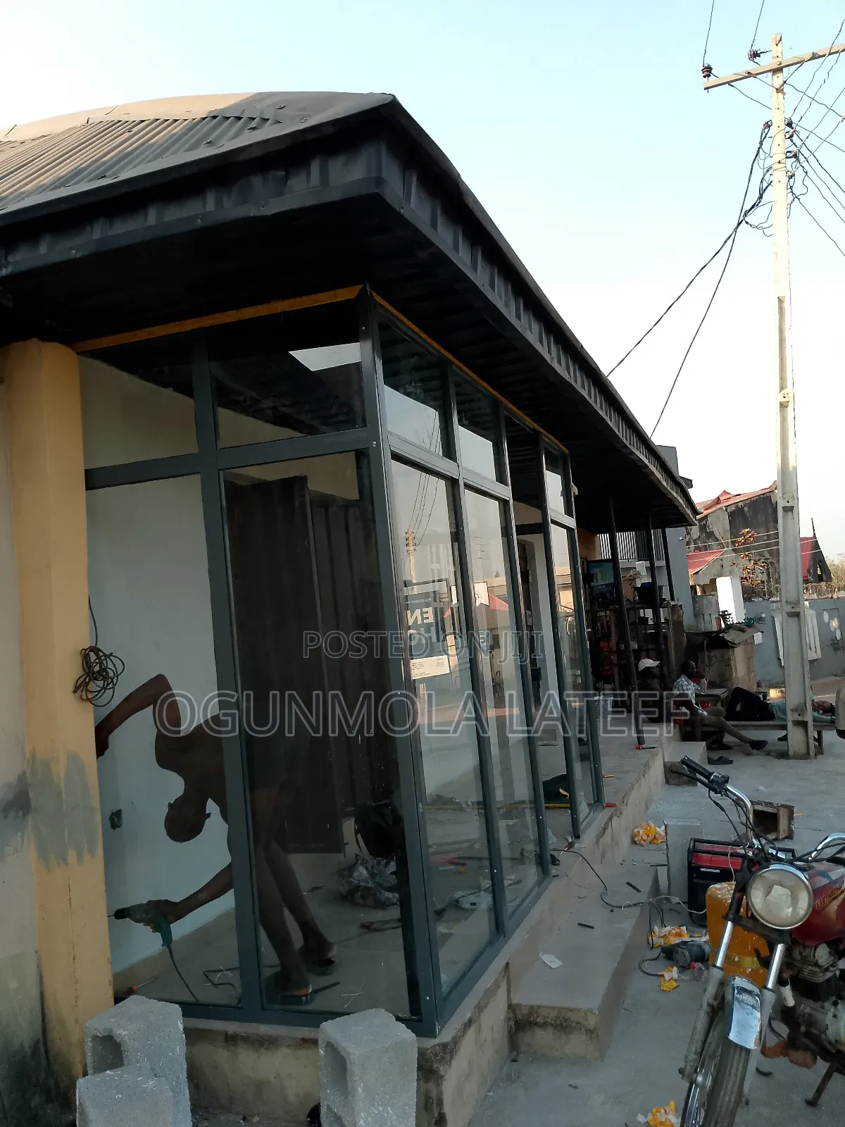 Aluminum Partition for Front in Office