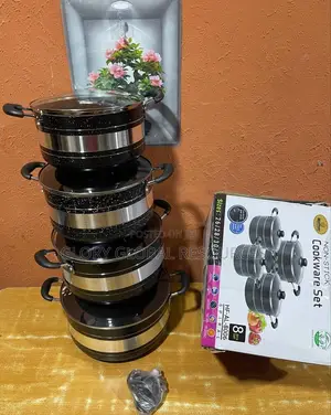 8pcs Hoffner Aluminum Nonstick Cookware/Pot Set With Frypan