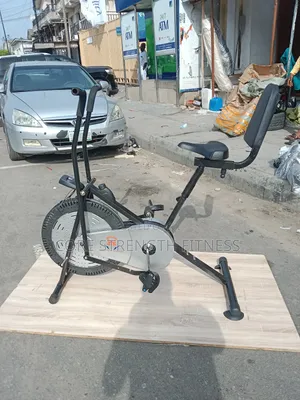 Total Body Exercise Air Bike With Saddle and Back Rest Suport