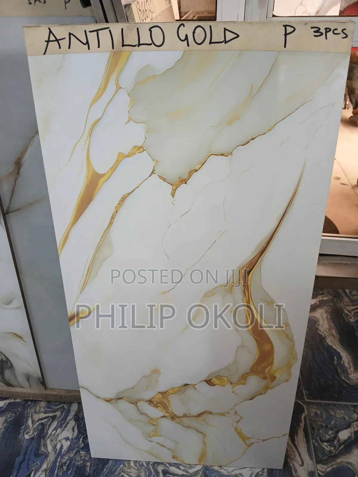Carara Gold Floor Tiles
