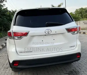 Toyota Highlander Limited V6 4x4 (3.5L 6cyl 6A) 2016 White