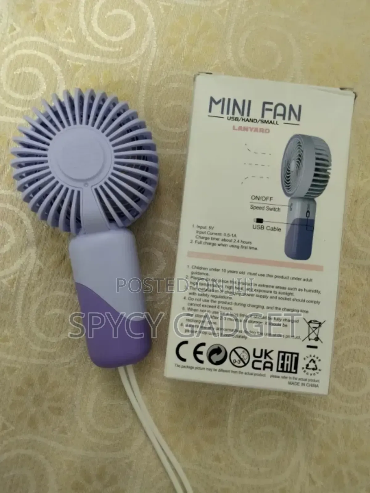 Rechargeable Mini Handy Fan