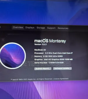 Laptop Apple MacBook Pro 2015 8GB Intel Core I7 SSD 512GB