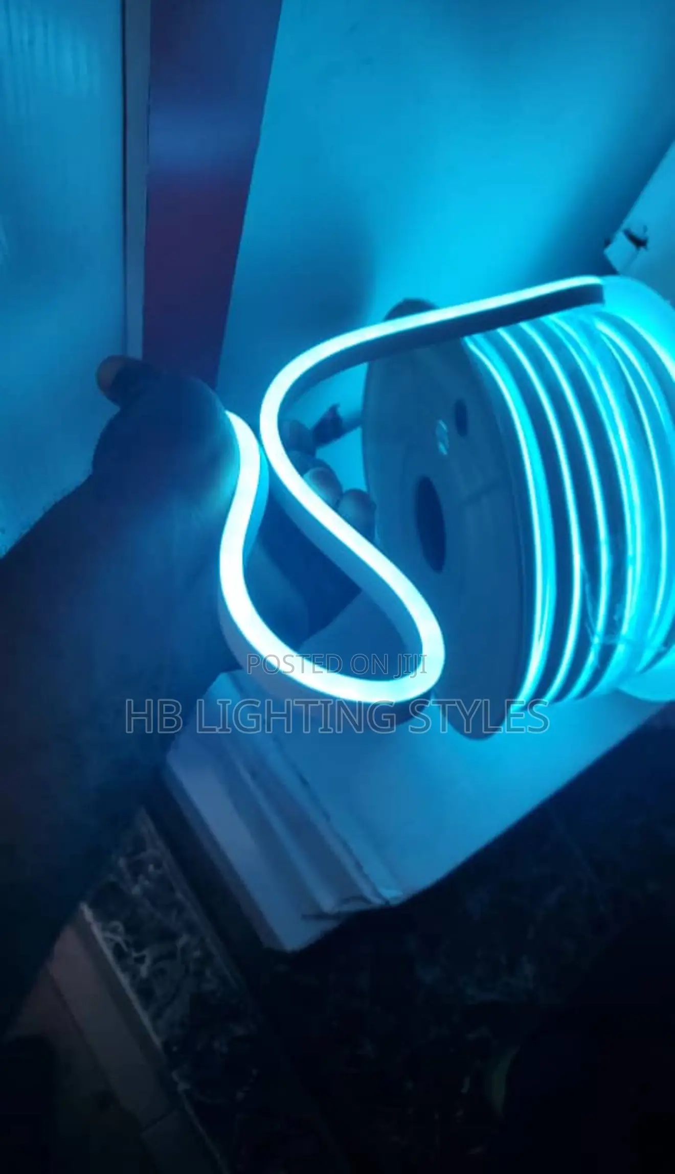 Blue Ice Color Neon Rope Light