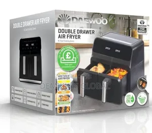 Daewoo Double Drawer Digital Airfryer 8l