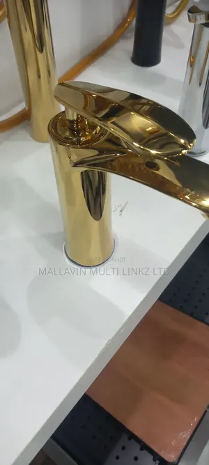 Gold Hot and Cold Basin Mixers