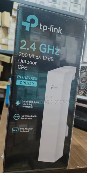 Tp-link 2.4ghz
300mbps 12dbi
Outdoor
Cpe
Pharos
Cpe220