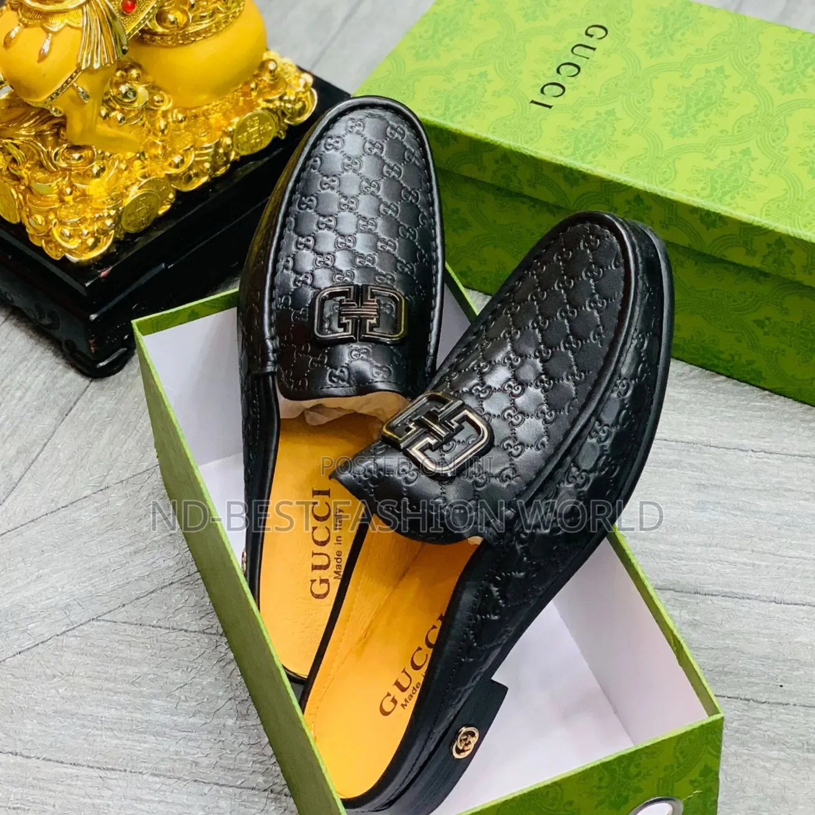 Gucci Black Half Shoe