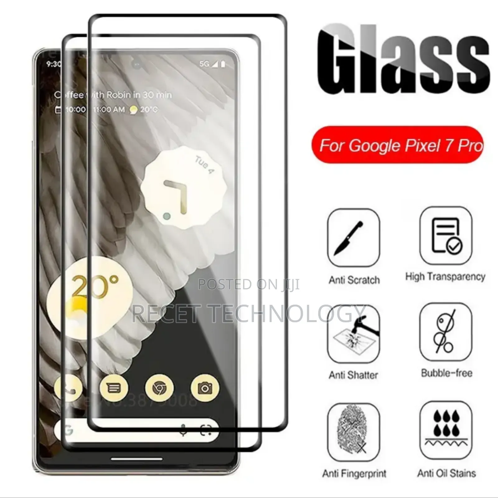 Google Pixel 7 Pro Tempered Glass Protector