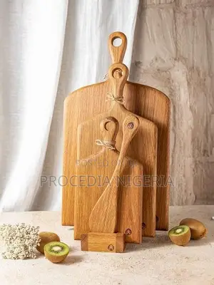 3-in-1 Wooden Cutting Board Set With Stand