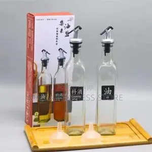 2pcs Vinegar/Oil Dispenser Bottles